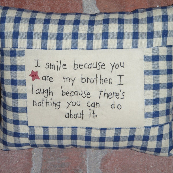 Smile Brother Pillow