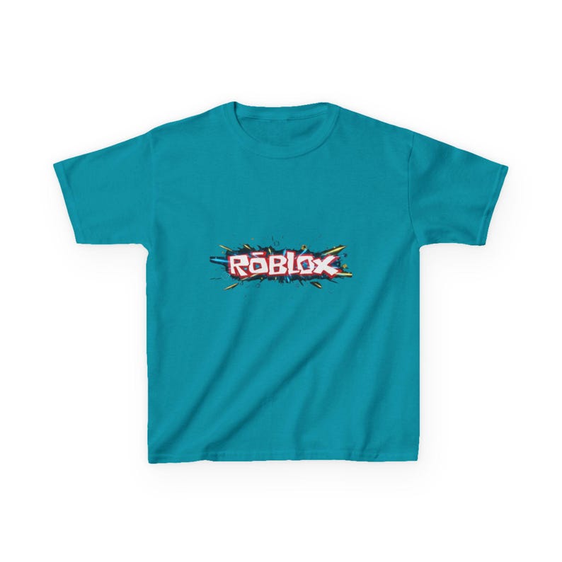 Roblox Logo Graphic T-Shirt | Unisex Black Cotton Gamer Tee image 8