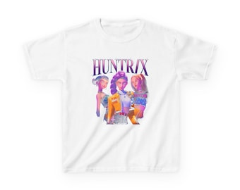 Huntrix K-Pop Demon Hunter Kids Tee | Anime Idol Demon Slayer Design