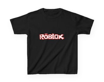 RobloxゲストキッズコットンTシャツ：楽しいプレイタイムシャツ