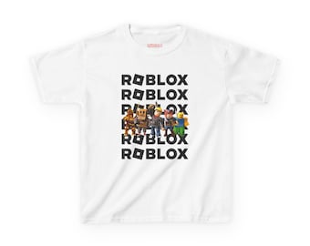 Roblox Character Graphic Tee: Gaming T-Shirt for Kids