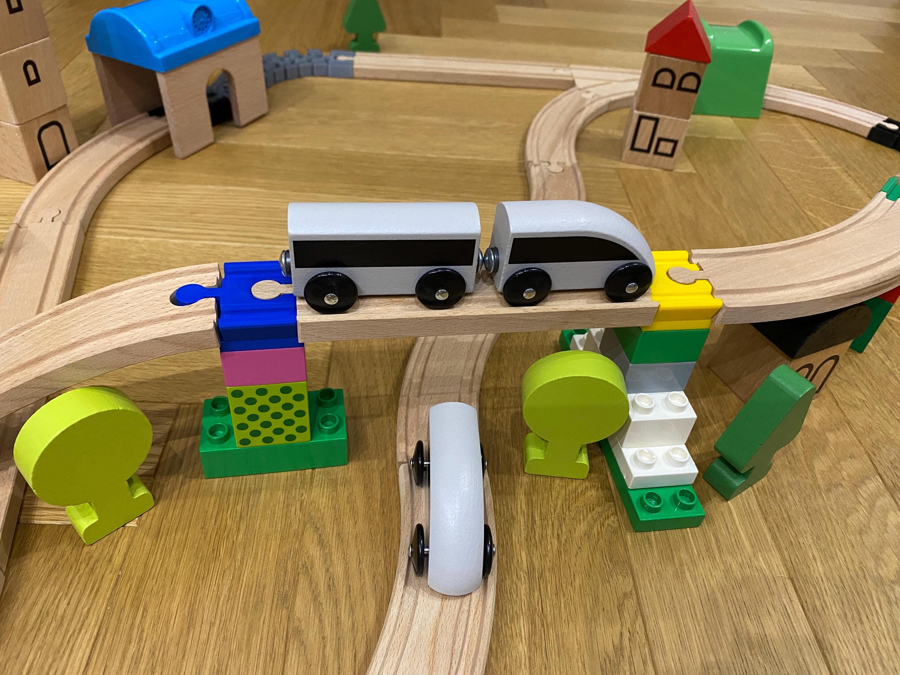 Brio Trenes De Madera Ikea Tren Madera Compatible Ikea Cruce Para