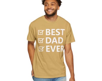 Best Dad Ever T shirt, Gift for Dad, Fathers Day Tee, Casual Shirt, Dad Appreciation, Large size
