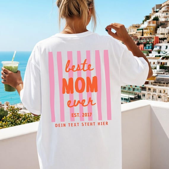 Beste Mama Shirt Mutter Geschenk Personalisierbar Muttertagsgeschenk Tshirt mit Namen