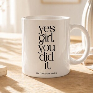 Abi Tasse Personalisiertes Abitur Geschenk Bachelor Prüfung Bestanden Glückwunsch Bild 2