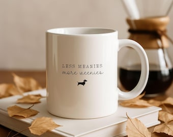 Dachshund Mug 11oz Doxie Coffee Cup Wiener Dog Gift Long Dog Ceramic Mug