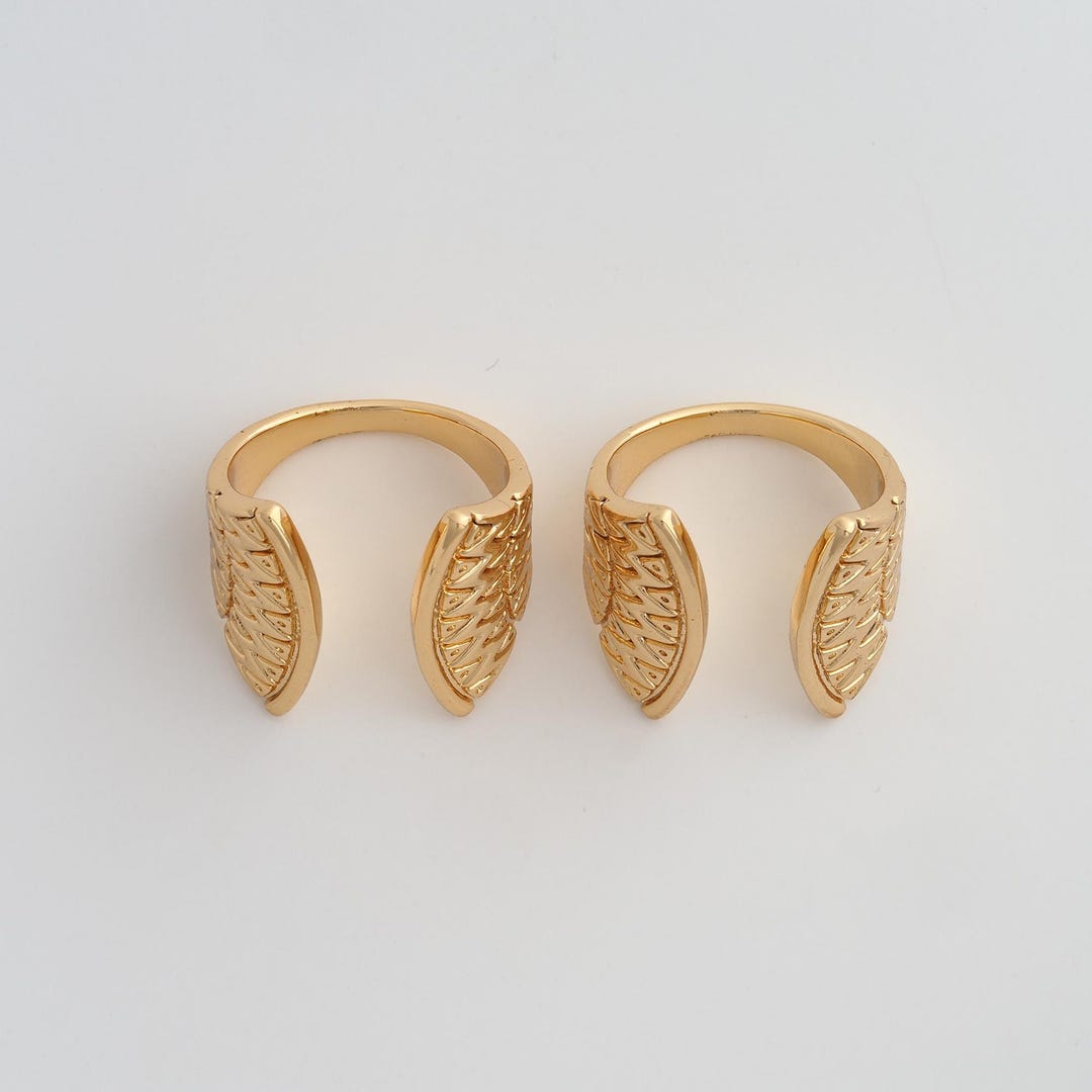 Gold Rings Open Rings 18K Gold Filled Open Rings Dainty Wide Rings Valentine's Day Gifts ...