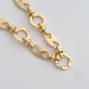 1 Meter 18K Gold gefüllte zierliche Ketten Zierliche halb fertige Ketten für DIY Schmuckzubehör