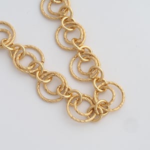 1 Meter 18K Gold gefüllte zierliche Ketten Zierliche halb fertige Ketten für DIY Schmuckzubehör