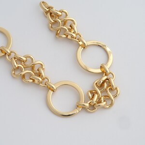 1 Meter 18K Gold Filled Abbildung 8 Ketten Zierliche halb fertige Ketten für DIY Schmuckzubehör