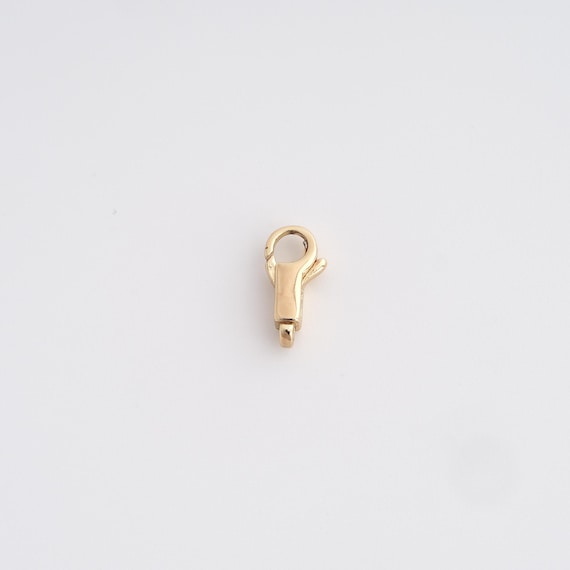 18K Gold Filled Lobster Clasp Dainty Spring Clasp for DIY Jewelry