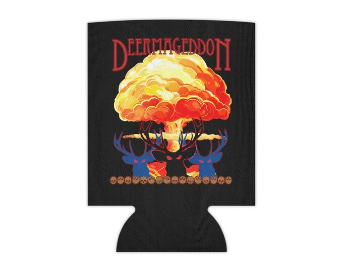 Official Deermageddon the Musical Can Coozy