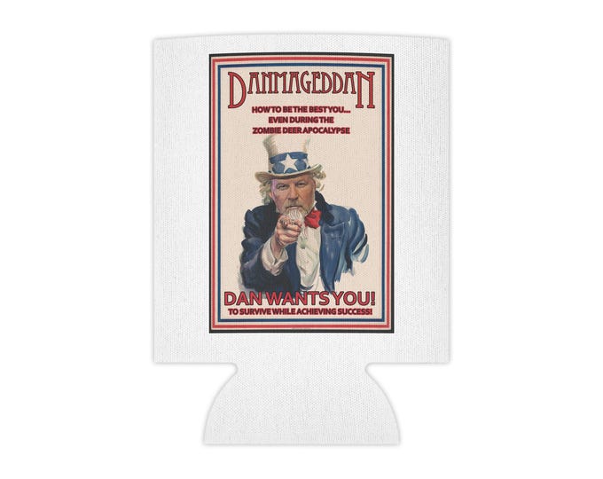 Official Deermageddon "Danmageddan" Can Coozy Cooler