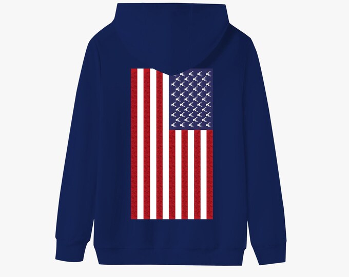 Deermageddon "DTM Flag" Unisex Fleece Lined Hoodie - Multiple Colors