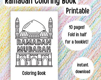 Ramadan Coloring Book for Kids Printable