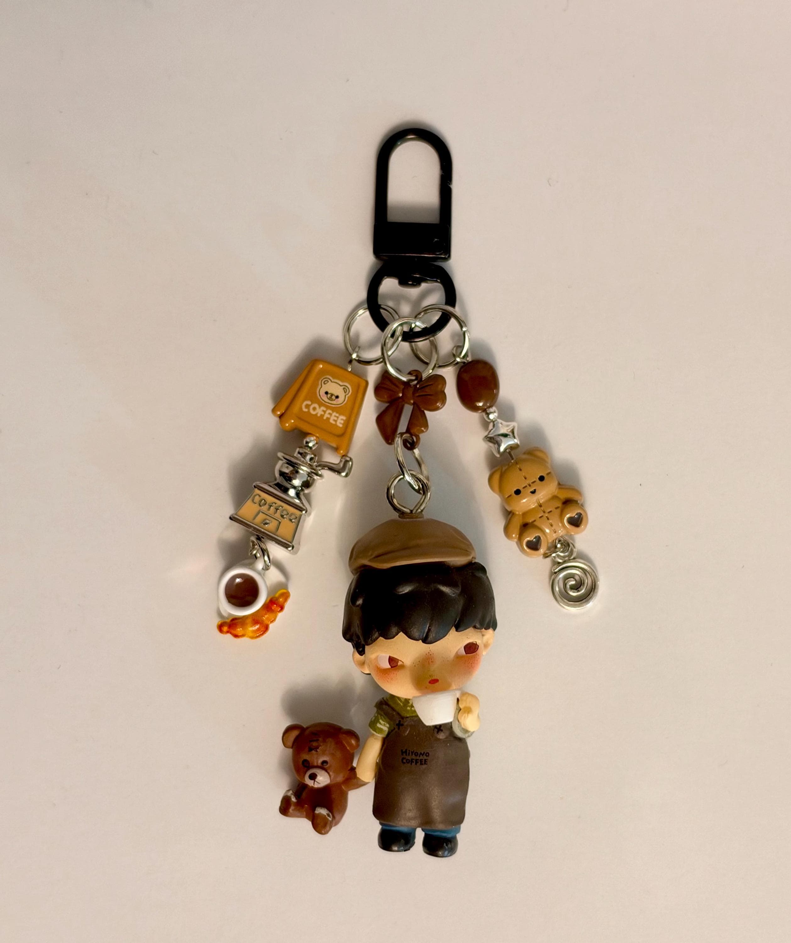 Hirono Keychains | Bag Charms | Beaded Keychains - Etsy
