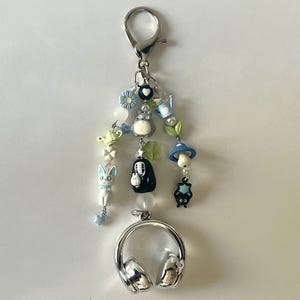 Headphone Keychains | Cute Keychains | Bag Charms | Beaded Keychains | Trinkets