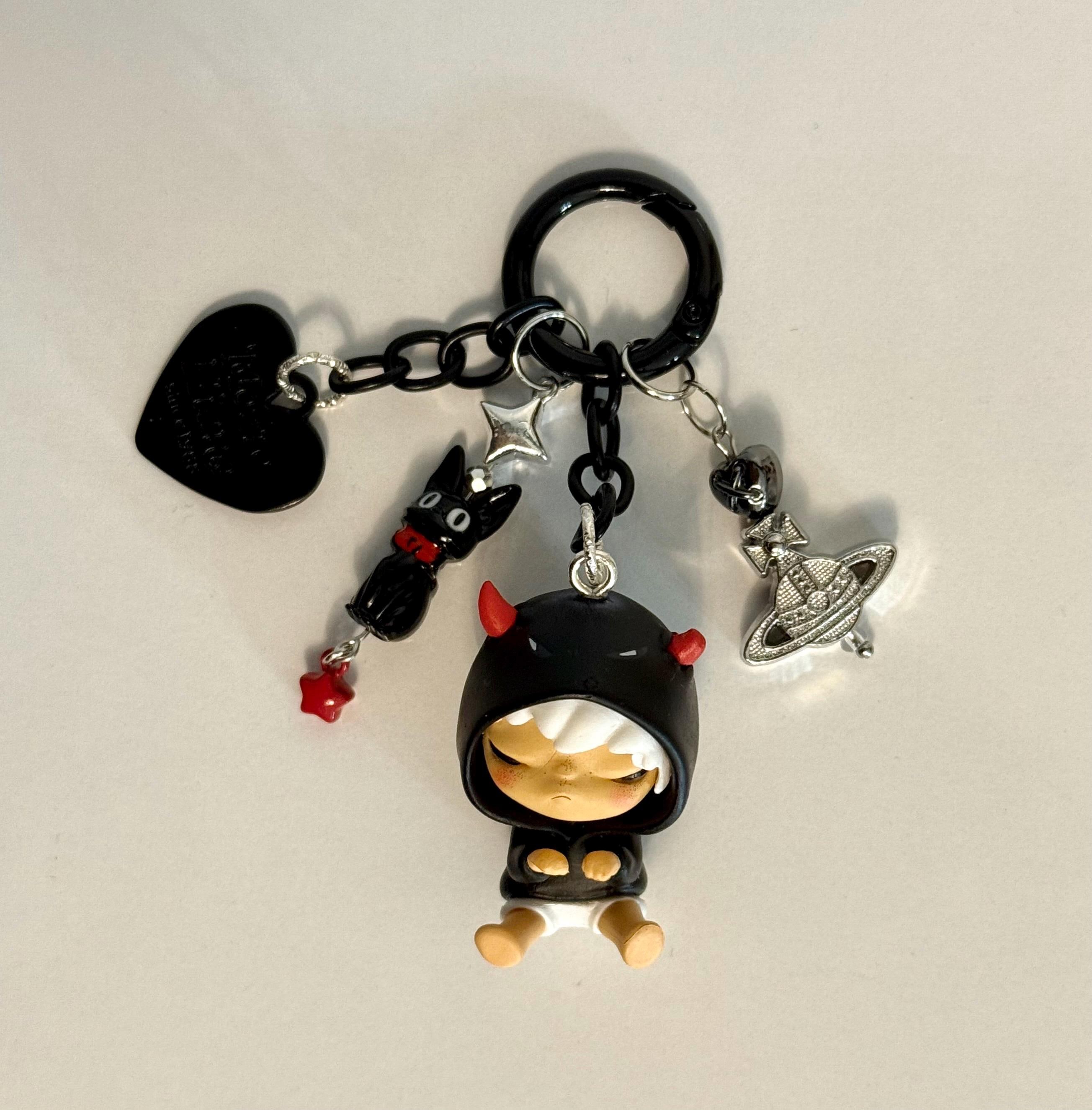 Hirono Keychains | Bag Charms | Beaded Keychains