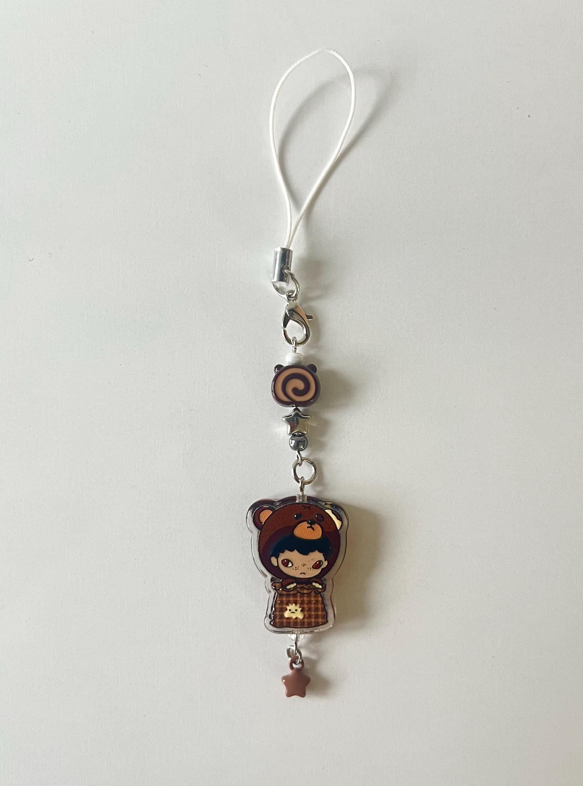 Hirono Keychains | Bag Charms | Beaded Keychains - Etsy