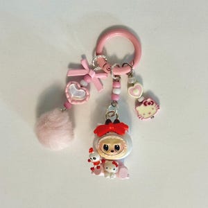 Labubu Keychains | Bag Charms | Beaded Keychains