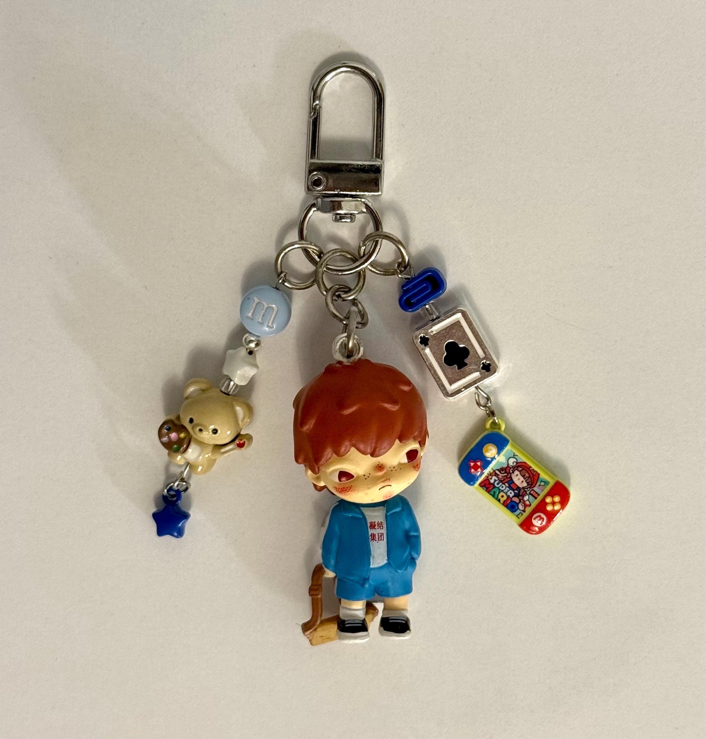 Hirono Keychains | Bag Charms | Beaded Keychains - Etsy