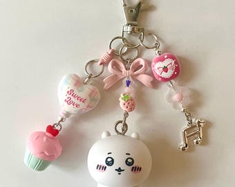 Chiikawa Keychains | Cute Keychains | Phone Charms | Bag Charms | Beaded Keychains