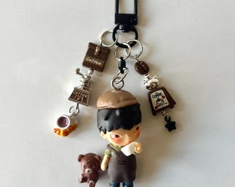 Hirono Reshape Series Figure Beaded Charm Keychains - Etsy