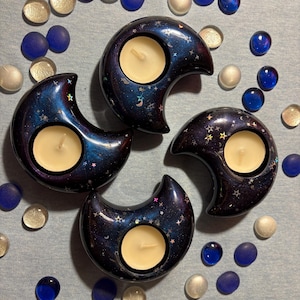 Moon Tea Light Candle Holder