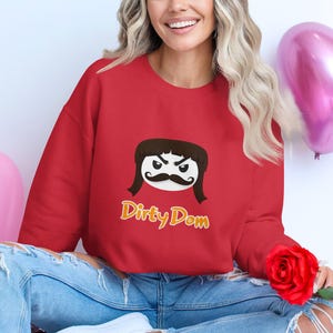 Dirty Dom Funny Cartoon Mustache Shirt