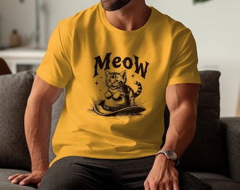 Niedliches Kätzchen Meow Grafik-T-Shirt, Katzen-Liebhaber-Geschenk