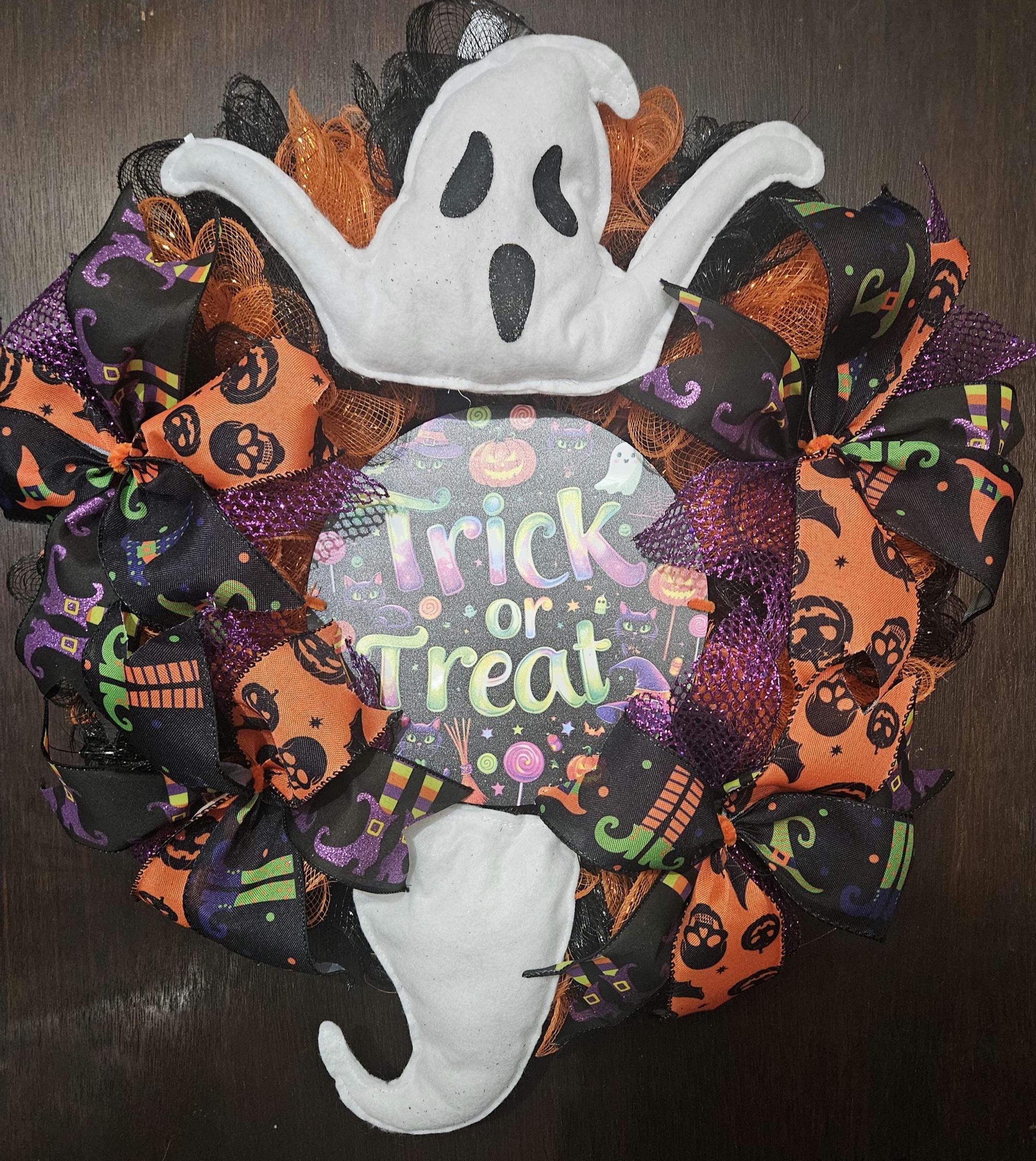 可愛いハロウィンリースの作り方 | TikTok ハロウィンリース Trick or 