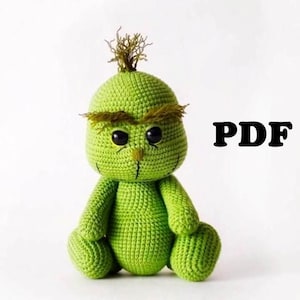 CROCHET PATTERN Elf / Amigurumi tutorial PDF file Eng Wire frame
