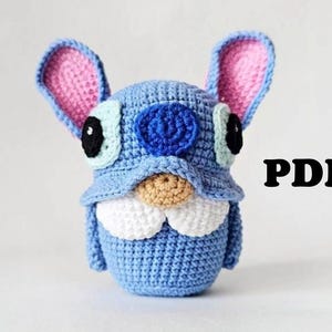 CROCHET PATTERN Gnome / Amigurumi tutorial PDF file Eng