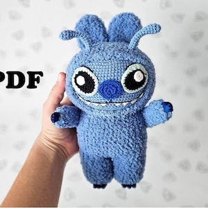 CROCHET PATTERN Labubu 24 cm / Amigurumi tutorial PDF file Eng