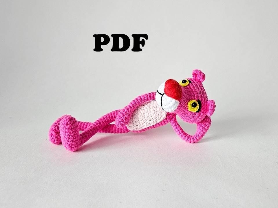 CROCHET PATTERN Panther / Amigurumi tutorial PDF file Eng