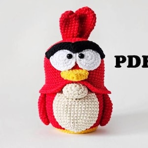 CROCHET PATTERN Gnome / Amigurumi tutorial PDF file Eng
