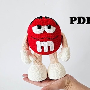 HÄKELANLEITUNG Red Candy / Amigurumi Anleitung PDF Datei engl