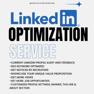LinkedIn Profile Optimization Service Customized 1.1 LinkedIn session SEO Optimization Job LinkedIn Toolkit Banner Design Review Keywords