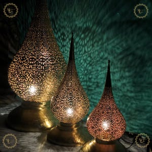 Moroccan floor lamp, Moroccan floor lamp Lantern, Floor Lamp Shade, Table Lamp, Table Lamp Shade, Table lamp linen Shade