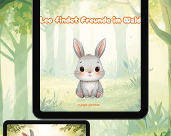 Kinderbuch ab 2 Jahren – Freundschaftsgeschichte: Freunde finden, PDF E-Book, Digitaler Download