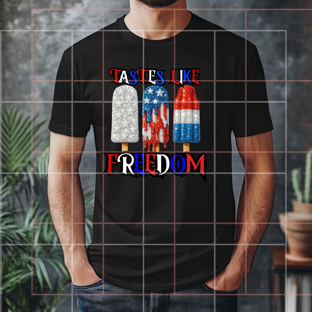 Patriotic Freedom Popsicle T-shirt, Independence Day, Summer ...