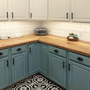 Custom Wooden Kitchen Butcher Block Countertops