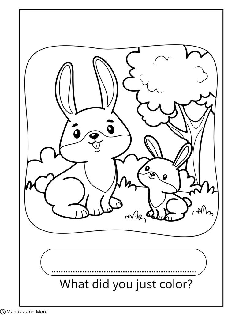 My Favorite Kids Coloring Book - Etsy