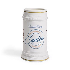 SUNY Canton University College Ceramic Stein Mug, Student Pride Drinkware UCanton, Student Dorm Life, College Pride, Canton U Student Gift