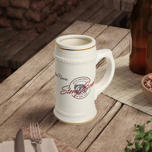 SUNY Stony Brook University Ceramic Stein Mug, Student Pride Drinkware SB, Student Dorm Life, College Pride, Stony Brook Student Gift