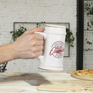 SUNY Oneonta College University Ceramic Stein Mug, Student Dorm Decor, Grad Gift, Student Present, College Pride, Student spirit Accessory
