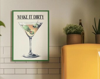 Make It Dirty-Vintage Martini PDF/PNG