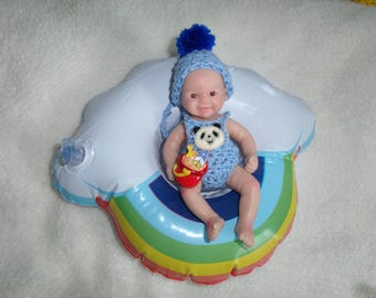 2 Piece Crocheted Outfit for 5 - 5 1/2-inch Silicone baby doll