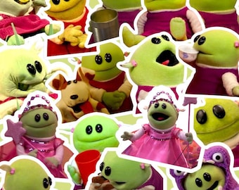 Who&#39;s that Wonderful Girl Sticker Pack, Lil birdie, Monster, Mona, Nanalan Sticker, Meme Stickers, Funny Stickers, 1-10 pcs, NO DUPES