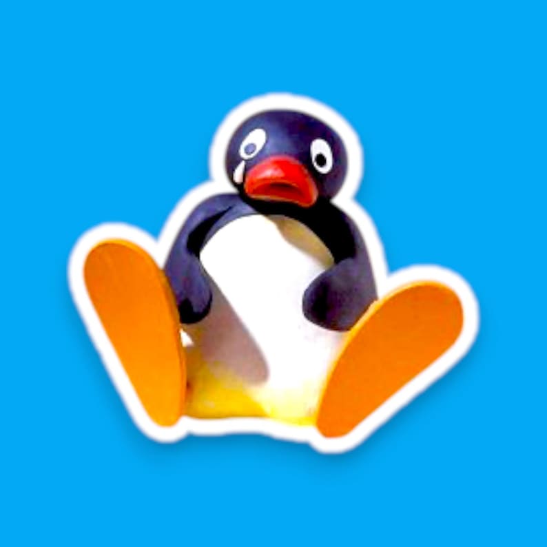 Pingu Meme Sticker Pack, Meme Stickers, Funny Stickers, Funny Memes, 1-30 pcs, Comedic Sticker Decal, Laptop Decal, NO DUPES image 3